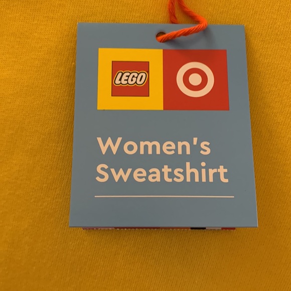 LEGO Minifigure Embroidered Sweatshirt- Yellow S - Picture 7 of 7